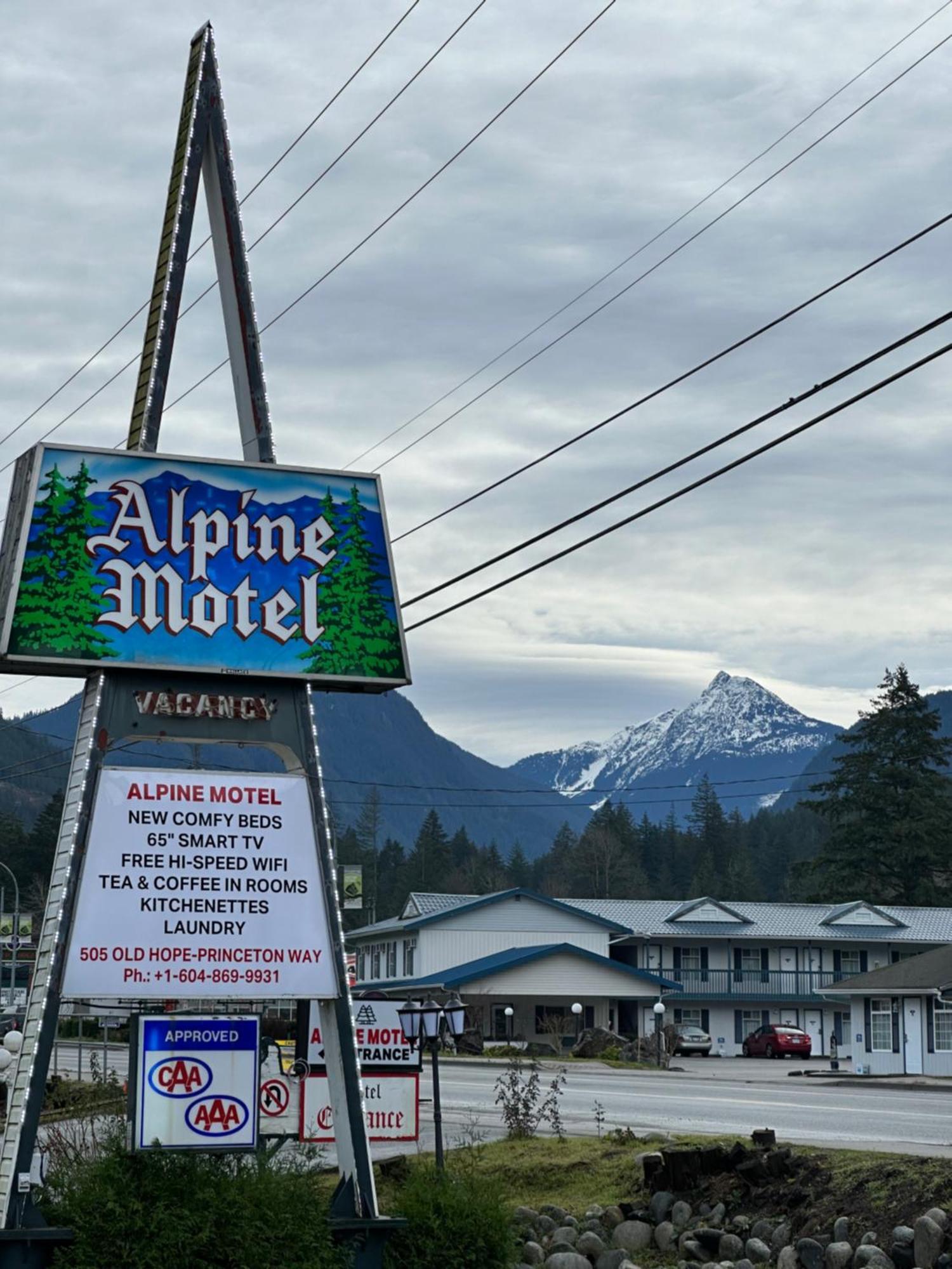 Alpine Motel Hope Exteriör bild